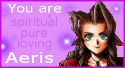 Find out which FF7 Character you are!